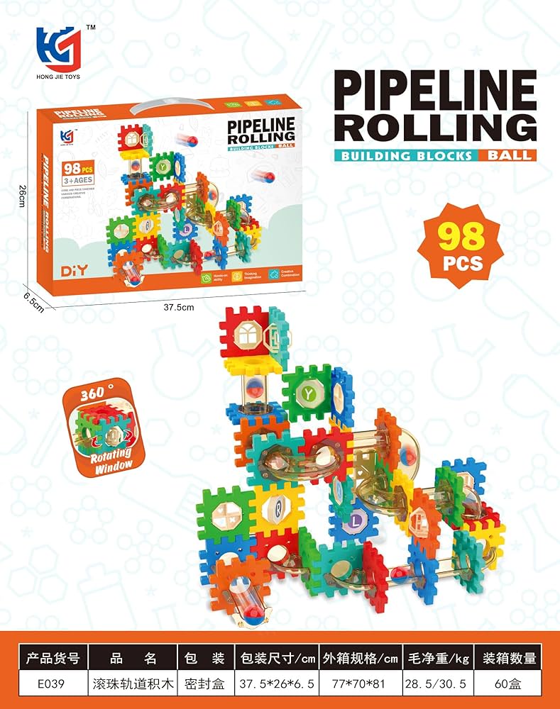 Pipeline Rolling Building Blocks Ball