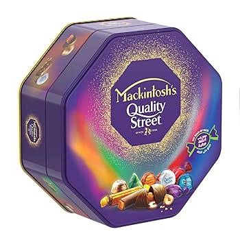 Quality street chocolate Tin small