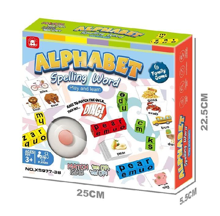 Alphabet speling word
