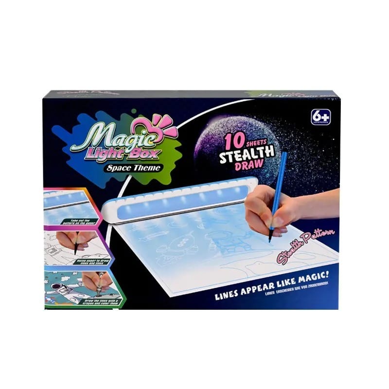 Magic light box space theme